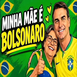 MINHA MÃE E BOLSONARO MEU PAI E BOLSONARO - OLHA O FLAVIO BOLSONARO AÍ GENTE TROPA DO 22 VOTA VOTA