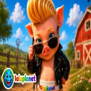 LaLaPlanet - Purcelușul Superstar 🐷⭐😎 Cântece amuzante pentru Copii
